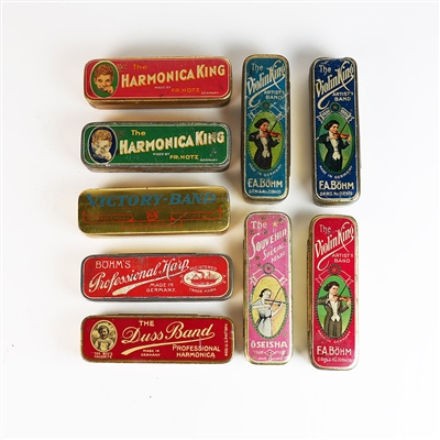 Harmonica King Victory Band Professional Harp Duss Band Violin King Souvenir Cases