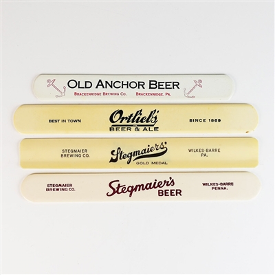 Old Anchor Ortliebs Stegmaiers Gold Medal Beer Frothers - PENNSYLVANIA