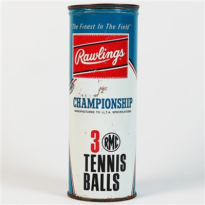 Rawlings Championship 3 Tennis Balls Tin Can