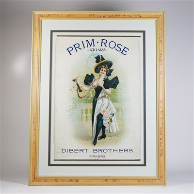 Prim-Rose Cigars Dibert Brothers Chromolithograph Banjo Ukelele READING PA