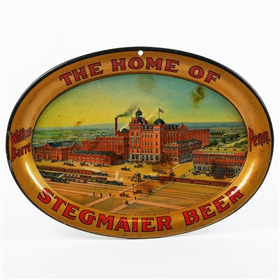 Stegmaier Beer Home Factory Scene Tip Tray