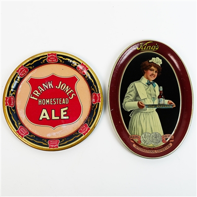 Frank Jones Homestead Ale and Kings International Exposition Tip Trays