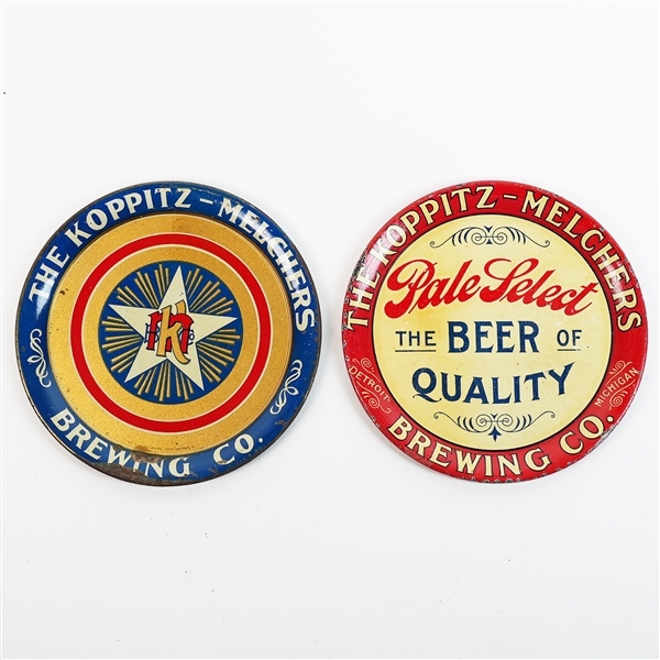 Koppitz Melchers Pale Select Beer Quality Tip Tray LOT OF 2