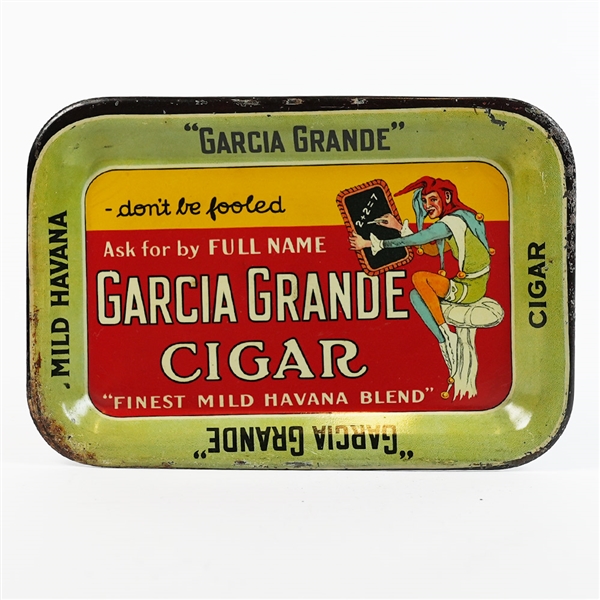 Garcia Grande Cigar Havana Blend Tip Tray JESTER