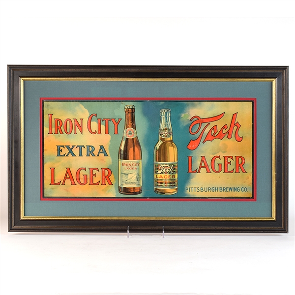 Iron City-Tech Lager Prohibition Era Tin Sign