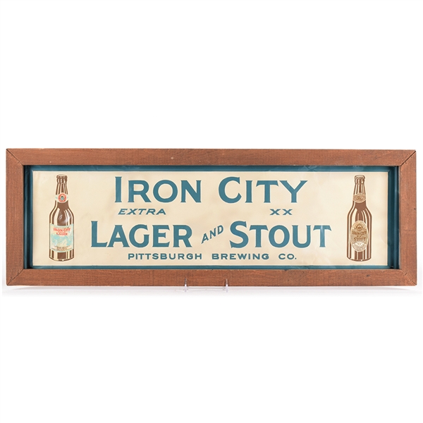 Iron City Lager-Stout Prohibition Era Tin Sign RARE