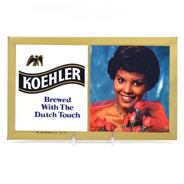 Koehler Beer 1950s Tin-Over-Cardboard Sign CLEAN