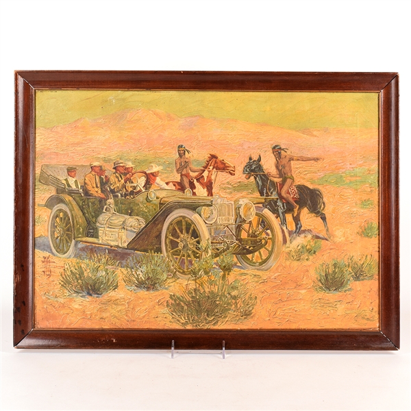 Piel Bros Pre-Pro Faux Oil Painting Canvas Sign