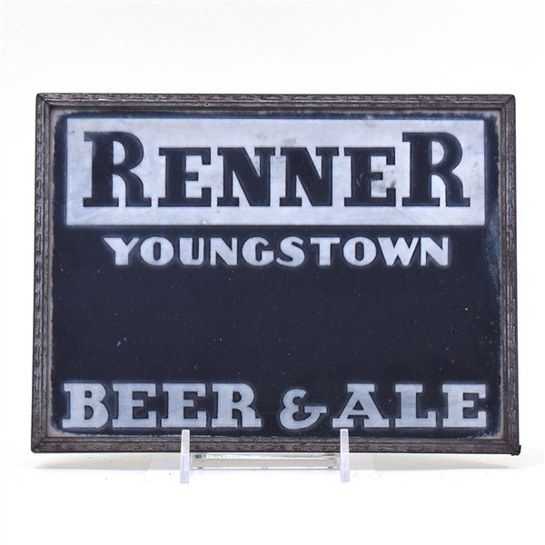 Renner Beer-Ale 1930s Mirrored Sign