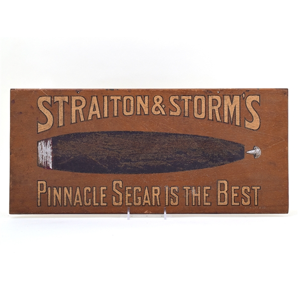 Straiton and Storms Wood Cigar Sign