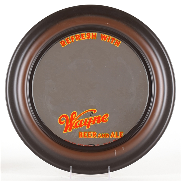 Wayne Beer 1940s Round Mirror