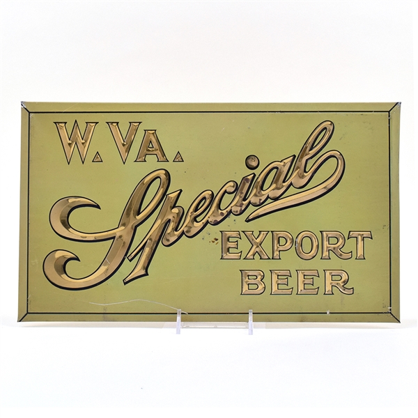 West Virginia Special Export Beer 1930s Tin-Over-Cardboard Sign