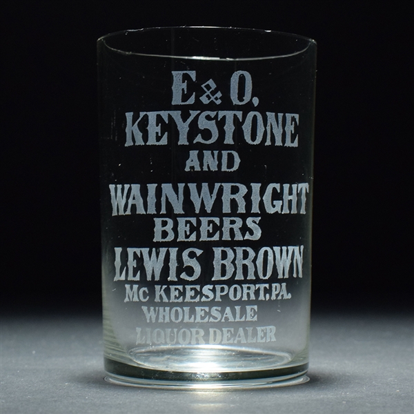 Lewis Brown Dist E and O Keystone Wainwright Pre-Pro Etched Glass