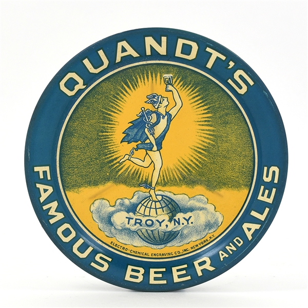 Quandts Beer-Ales 1930s Tip Tray MINTY