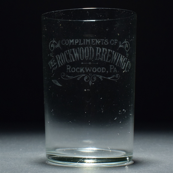 Rockwood Brewing Pre-Prohibition Etched Glass SCARCE