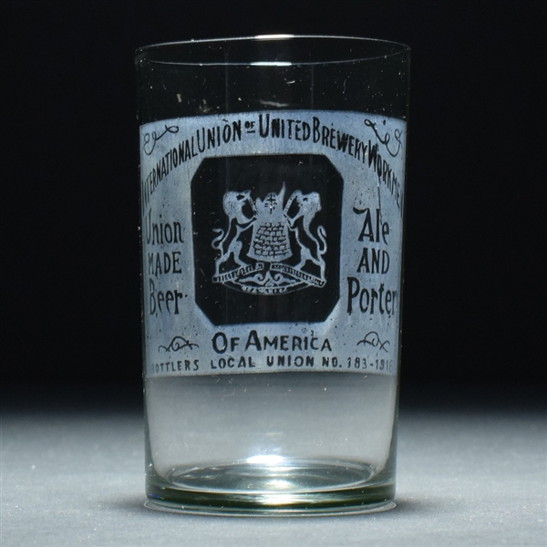 Union of Brewery Workers Pre-Pro Etched Glass