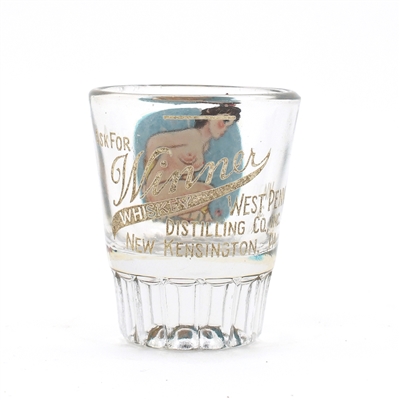 Winner Whiskey Pre-Pro Enameled Shot Glass