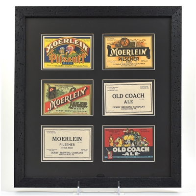 Derby Brewing Lot of 6 Different 1930s Labels MOERLEIN OLD COACH