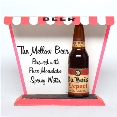 Du Bois Export 1950s Cardboard Point-of-Sale Bottle Display