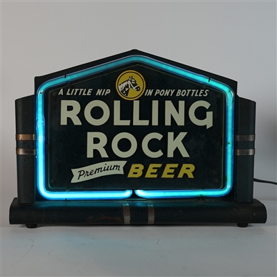 Rolling Rock Little Nip Pony Bottles RPG Neon Sign LACKNER FABULOUS