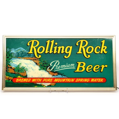 Rolling Rock Mountain Spring Water Illuminated Sign