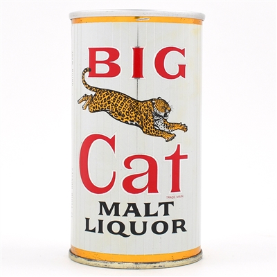 Big Cat Malt Liquor ZIP Top MILWAUKEE 39-32 CLEAN