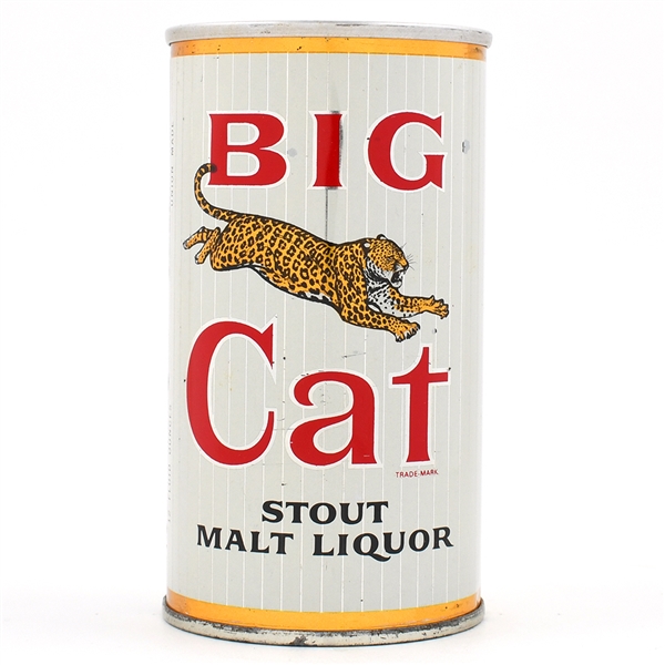 Big Cat Malt STOUT Liquor Zip Top TOUGH 39-28