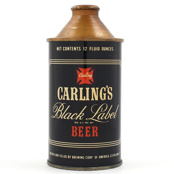 Carlings Black Label Beer Cone Top 156-30