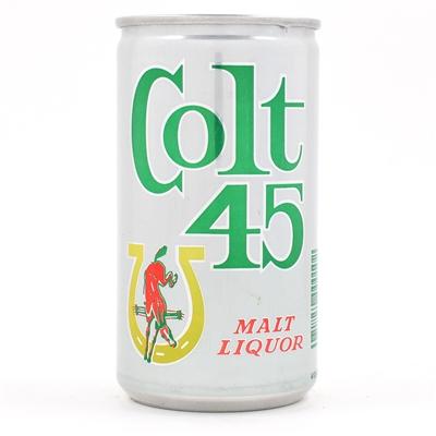 Colt 45 Malt Liquor Aluminum Sta-Tab UNIQUE GREEN UNLISTED