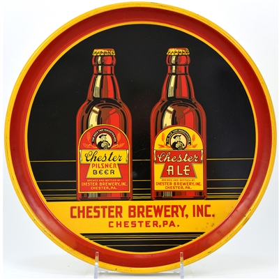 Chester Beer-Ale 1930s Serving Tray STENIES