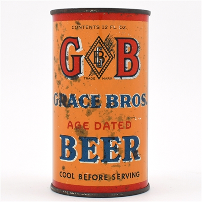 GB Grace Bros Beer Instructional Flat Top GB LTD LOS ANGELES R9 67-23 USBCOI 316