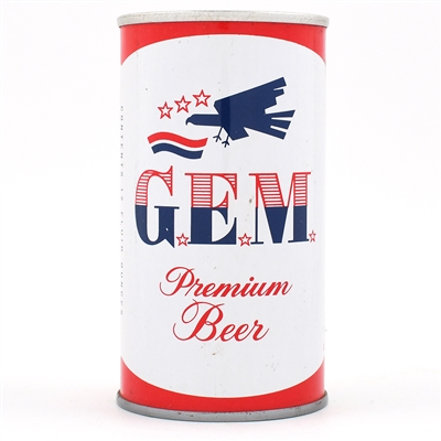 GEM Beer Zip Top RARE ZIP ACTUAL 67-20