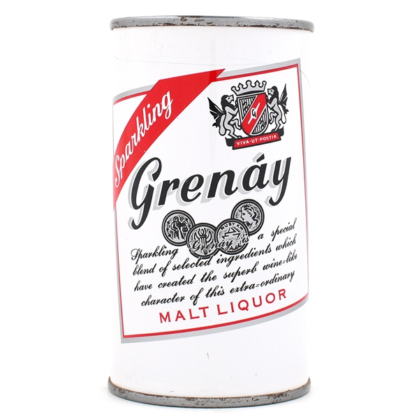 Grenay Malt Liquor Pull Tab ROLLED AS A FLAT USBCII 71-30