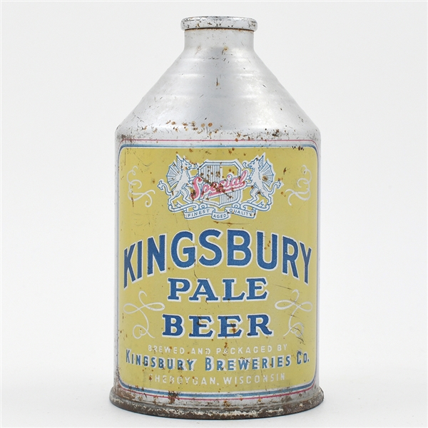 Kingsbury Beer Crowntainer NO ALC STATEMENT UNLISTED