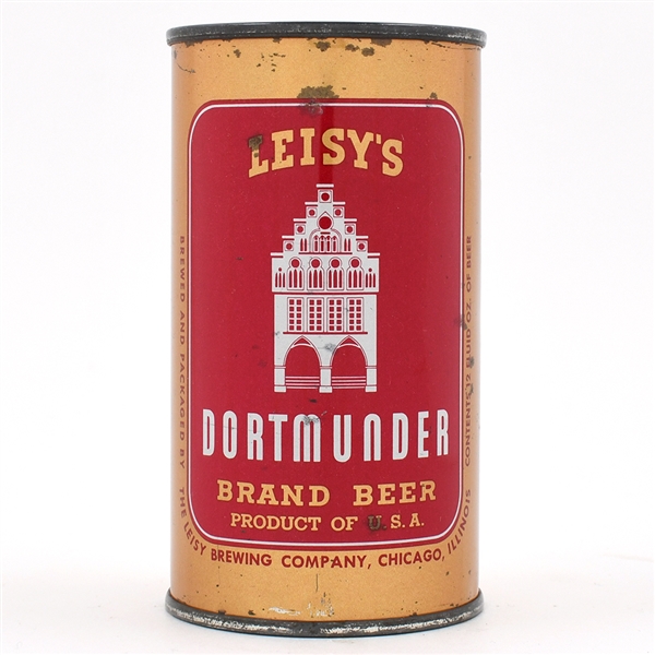 Leisys Dortmunder Brand Beer Flat Top CHICAGO 91-14 FLORIDA LID