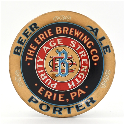 Erie Brewing Pre-Prohibition Tip Tray PURITY AGE STRENGTH