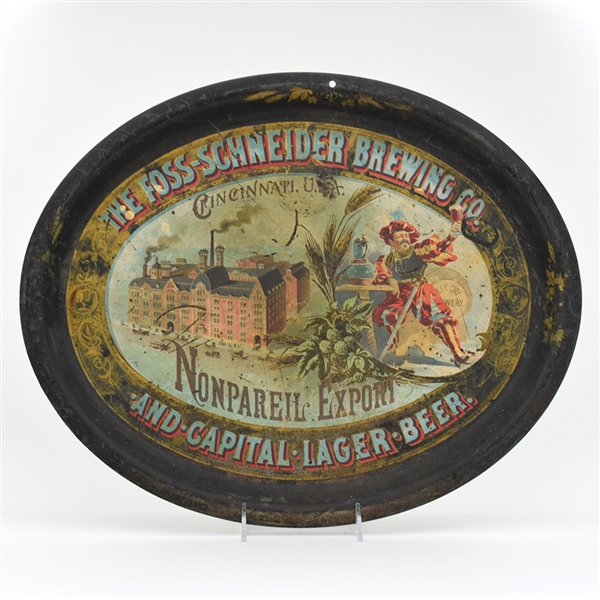 Foss-Schneider Nonpareil Export Pre-Pro Factory Scene Tray RARE