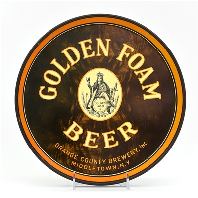 Golden Foam Beer 1930s Serving Tray MINTY SCARCE