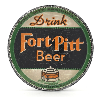 Fort Pitt Beer 1930s High-Rim Tip Tray