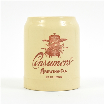 Consumers Brewing Co Pre-Pro Glazed Ceramic Mug TOP GRADE