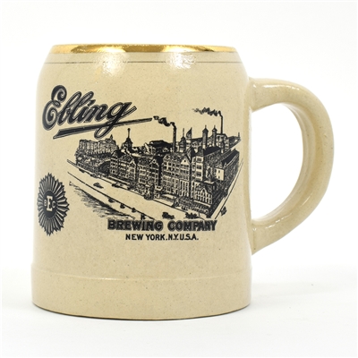 Ebling Brewing Co Pre-Prohibition Stoneware Mug SHARP