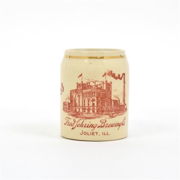 Fred Sehring Brewing Pre-Prohibition 1904 Miniature Mug MINTY