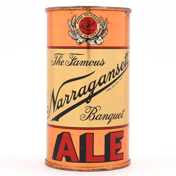 Narragansett Ale Flat Top 101-13 OUTSTANDING