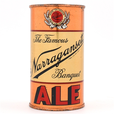 Narragansett Ale Flat Top 101-13 OUTSTANDING