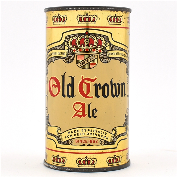 Old Crown Ale Instructional Flat 104-37 OI 586 ORIGINAL LIDS SWEET