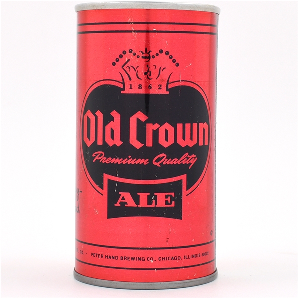 Old Crown Ale Test Pull Tab 237-14 SCARCE CLEAN