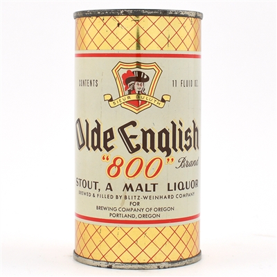 Olde English 800 Stout Malt Liquor 11 Ounce Flat Top OUTSTANDING 108-39