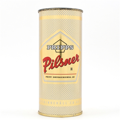 Pripps Pilsner Swedish 16 Ounce Flat Top MINTY