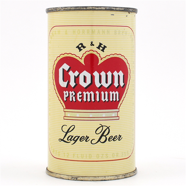 R and H Crown Premium Beer Flat Top 123-1 SUPER SHARP