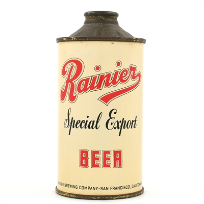 Rainier Beer Cone Top 180-12 CLEAN